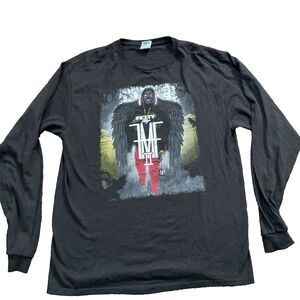 Fetty Wap 2018 Concert Tour T-Shirt Men's Long Sleeve Black For My Fans II LARGE